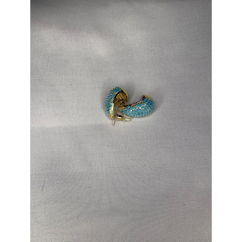 Women's Teal teardrop earrings